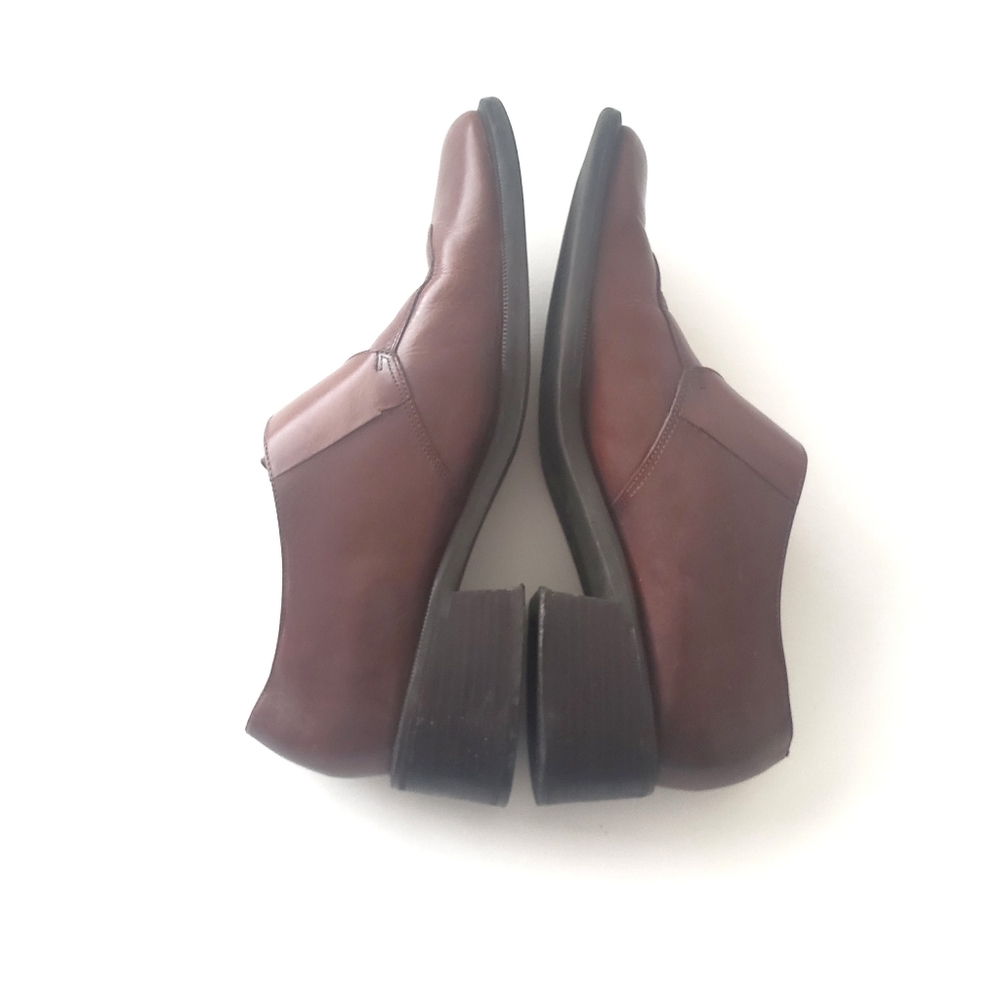 Calico Followme Monk Strap Square Toe Ankle Boot Block Heel Brown Sz 9 - Picture 5 of 15